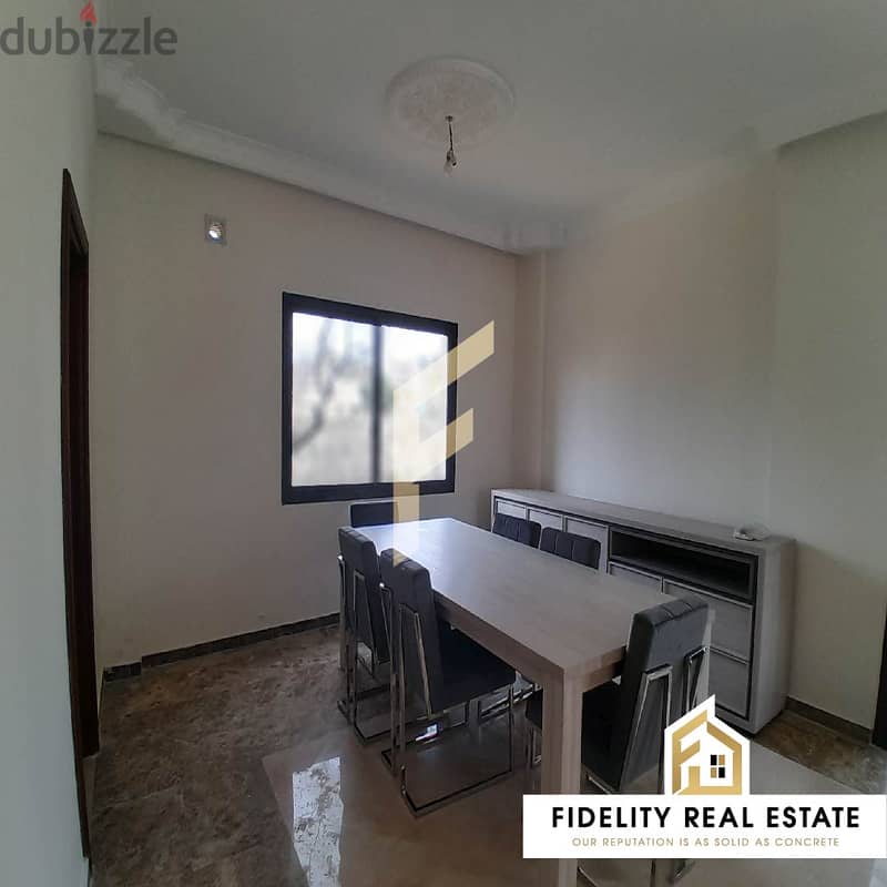 Furnished apartment for rent in Aley Abadieh WB32 8