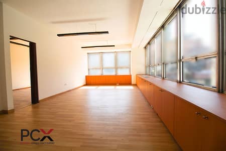 Office For Rent In Achrafieh I City View I Partitioned I Bright