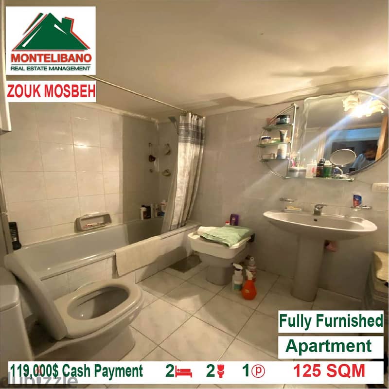 119,000$ Cash Payment!! Apartment for sale in Zouk Mosbeh!! 3