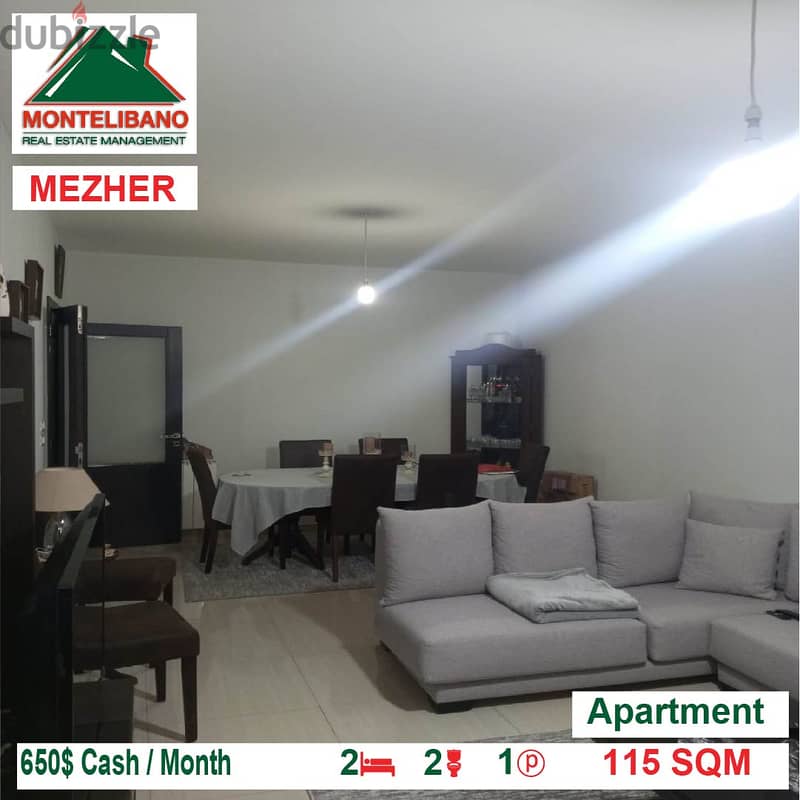 650$!! Apartment for rent located in Antelias Mezher 1