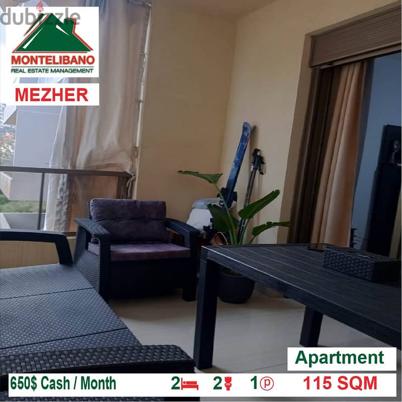 650$!! Apartment for rent located in Antelias Mezher 2