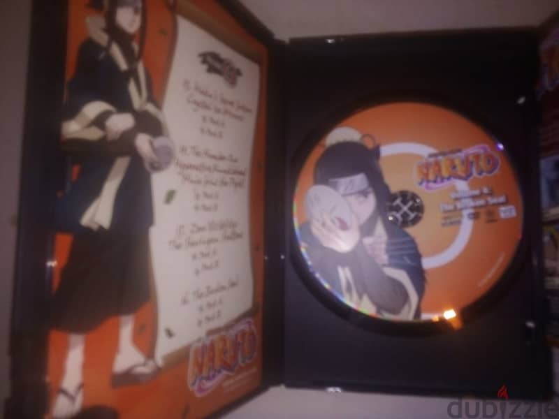 Naruto original dvds from 1 to 8 3