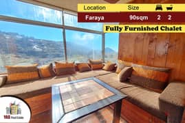 Faraya 90m2 | Fully Furnished | Chalet | Open View | Decorated | DA |