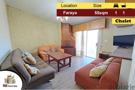 Faraya 55m2 | Chalet | Well Maintained | Quiet Street | DA |