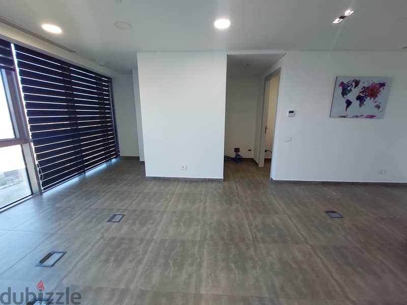 85 SQM Prime Location Semi-Furnished Office in Dbayeh with Sea View 5