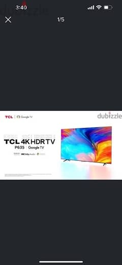 TCL 55” P635 Google TV