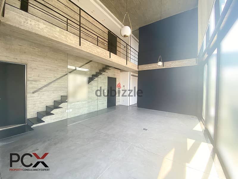 Loft For Rent In AchrafiehI With Balcony I Bright I Spacious 3