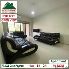 77,000$ Cash Payment!! Apartment for sale in ZIKRIT!!