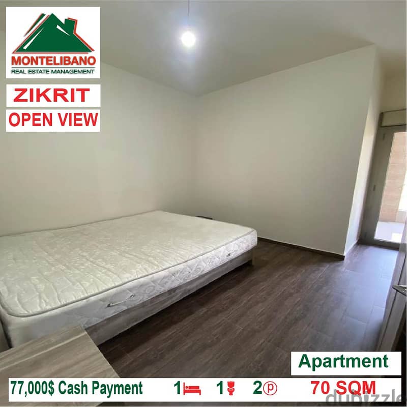 77,000$ Cash Payment!! Apartment for sale in ZIKRIT!! 2
