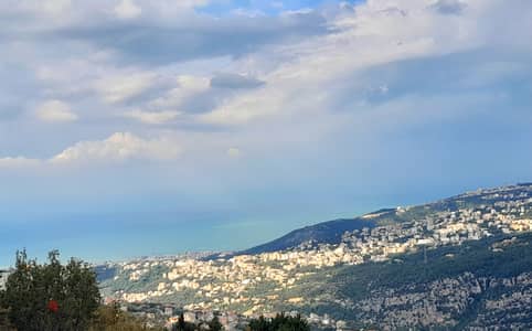 6480 SQM Land in Bikfaya, Metn overlooking the Ocean and the Mountains