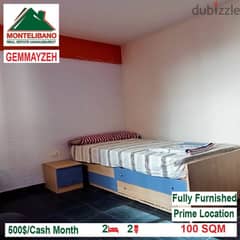 500$!! Fully Furnished Apartment for rent located in Gemayze