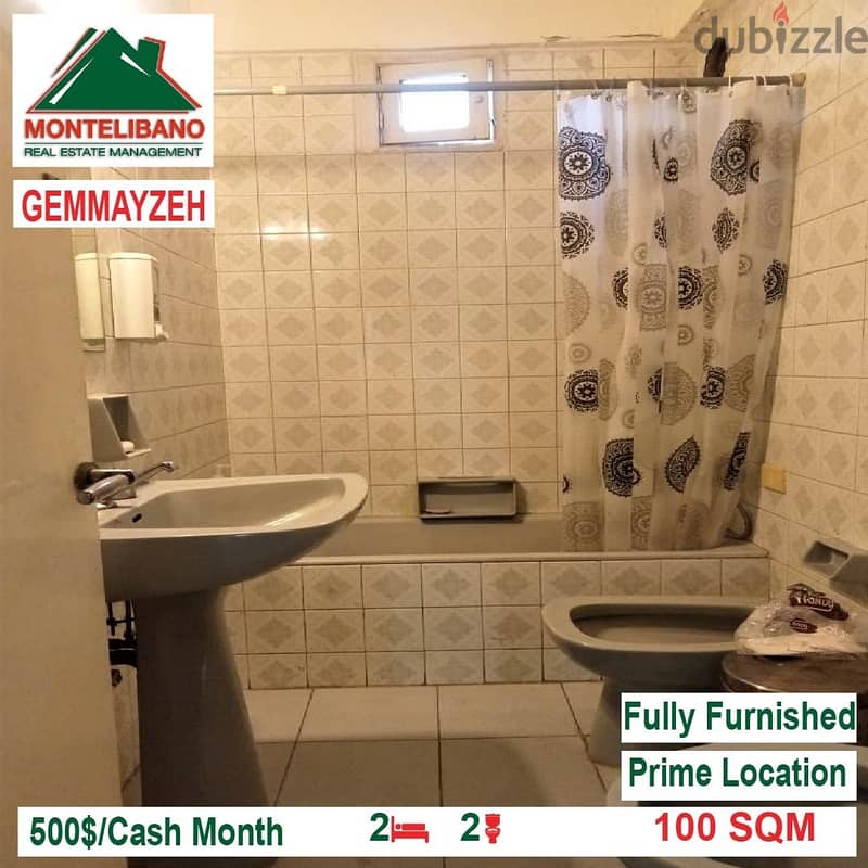 500$!! Fully Furnished Apartment for rent located in Gemayze 4