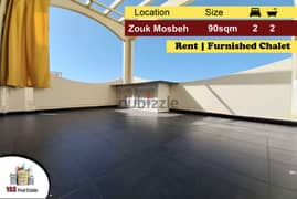 Zouk Mosbeh 90m2 | Renovated Chalet | Rent | Furnished | IV MY | 0