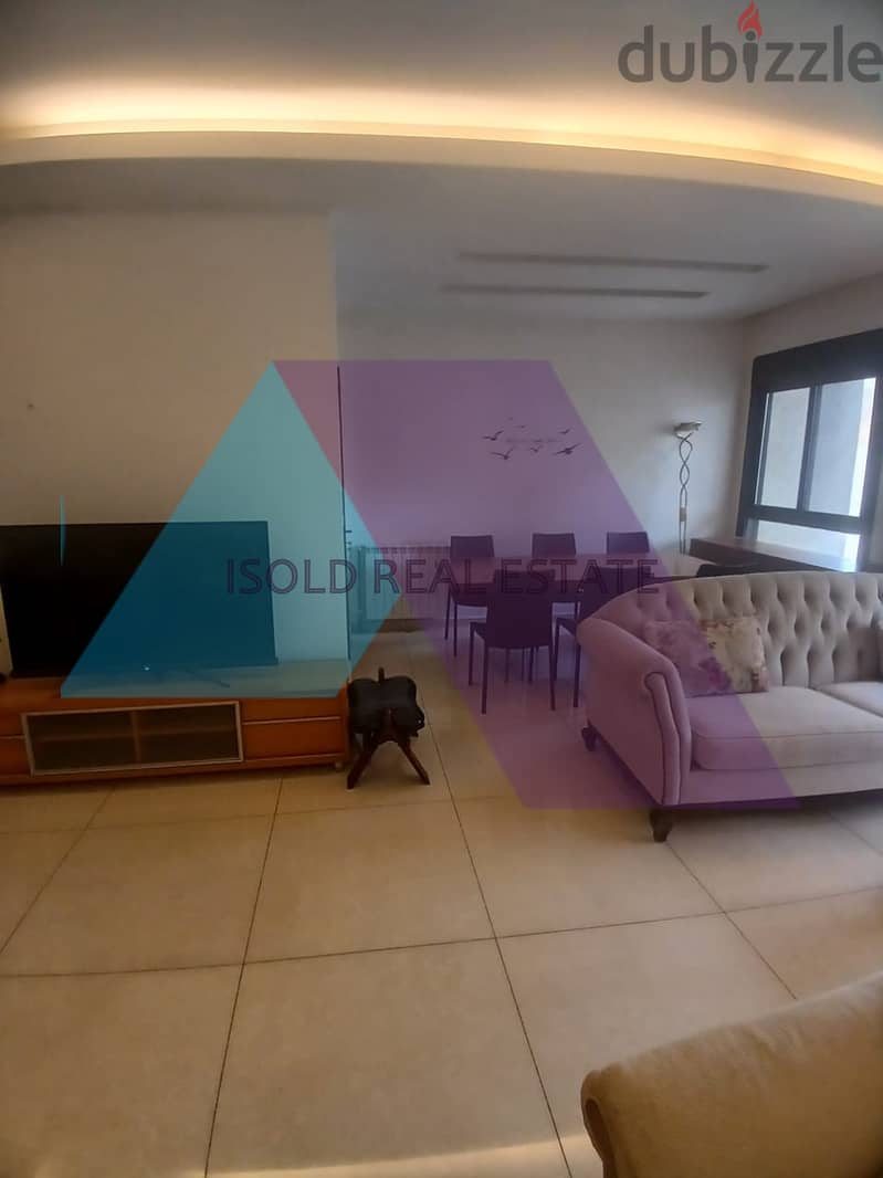 Fully Furnished 170 m2 apartment +sea view for rent in Zalka 1