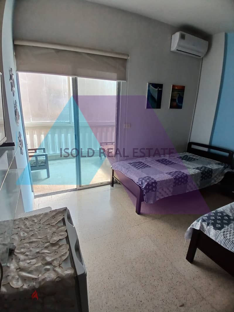A furnished 170 m2 apartment for sale in Jal El Dib, PRIME LOCATION 9