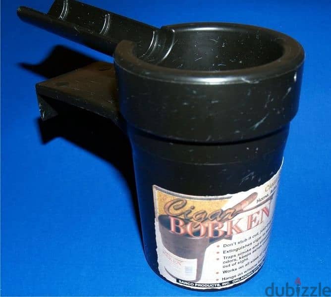 Cigar and Pipe Ashtray (Black) - For vehicles 4