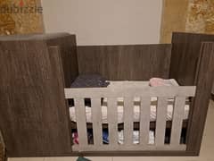 سرير خشبي لعمر ٠-٣٦ شهر Baby wooden 0-36 months