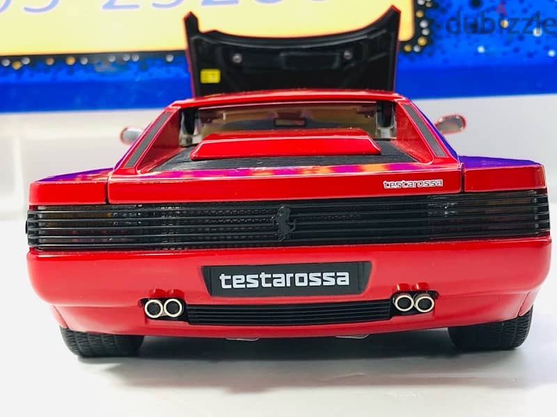 1/18 diecast Full opening Ferrari Testarossa 1989 by Kyosho New in Box 2