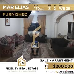 Furnished apartment for SALE in Mar eliasWB36 0