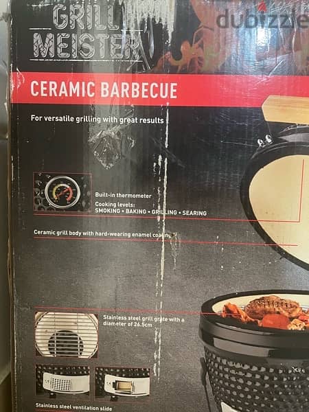 not used CERAMIC BARBECUE bbq 2