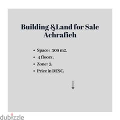 Building and Land For Sale In Achrafieh