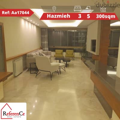 Furnished apartment with terrace in Hazmieh شقة مفروشة  في الحازمية