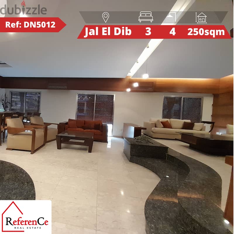 Semi furnished apartment in Jal El Dib شقة نصف مفروشة في جل الديب 0