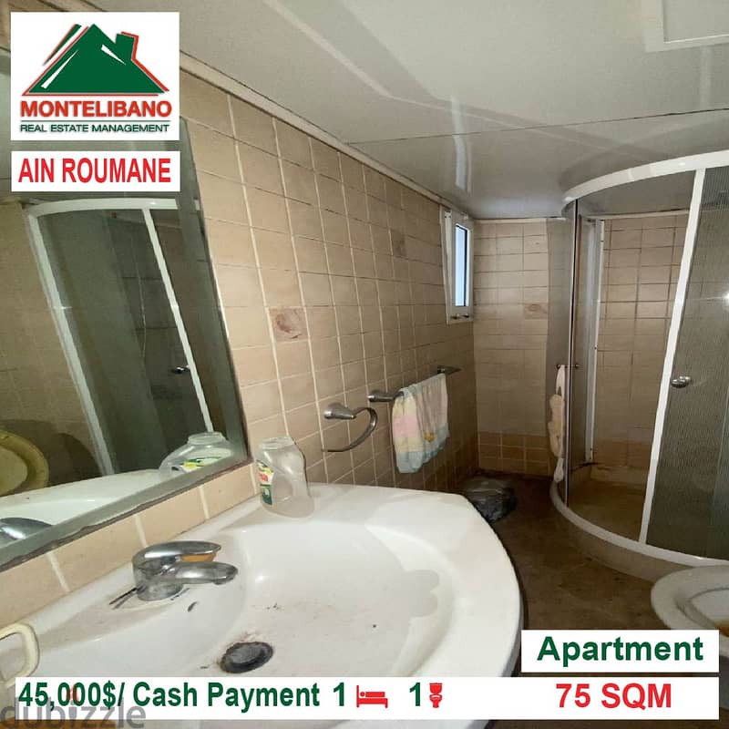 45000$!! Apartment for sale located in Ain Roumane 5