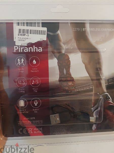 Piranha bluetooth wireless earphone 1