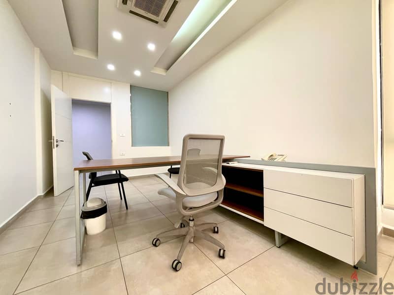 JH24-3197 180m furnished office for rent in Sin l Fil , $ 1800 cash 14