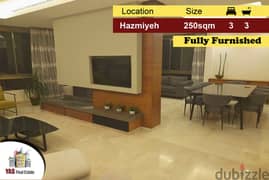 Hazmiyeh 250m2 | 50m2 Terrace | Fully Furnished | Prime Location | TS 0