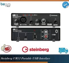 Steinberg UR12 Portable USB Interface, Audio Interface Studio