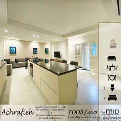 Ashrafieh | 24/7 Electricity | Signature Touch | Furnished/Equipped