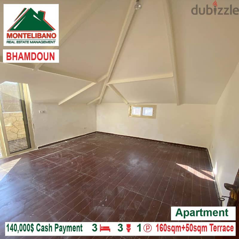140000$ Apartment for sale located in Bhamdoun 1