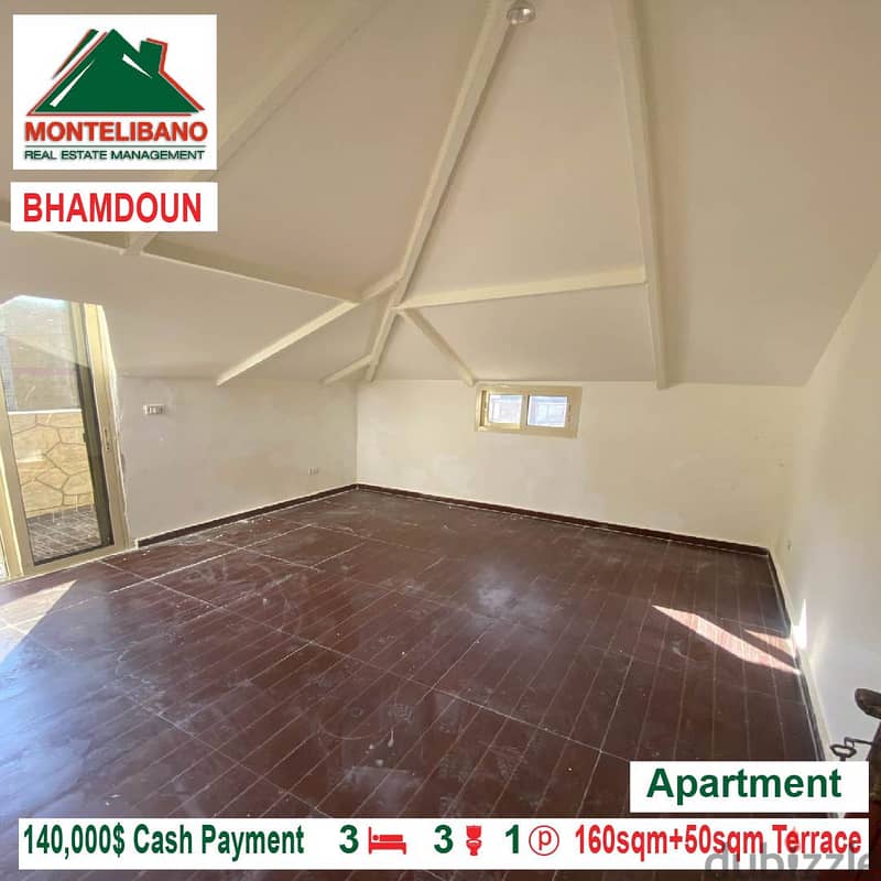 140000$ Apartment for sale located in Bhamdoun 2