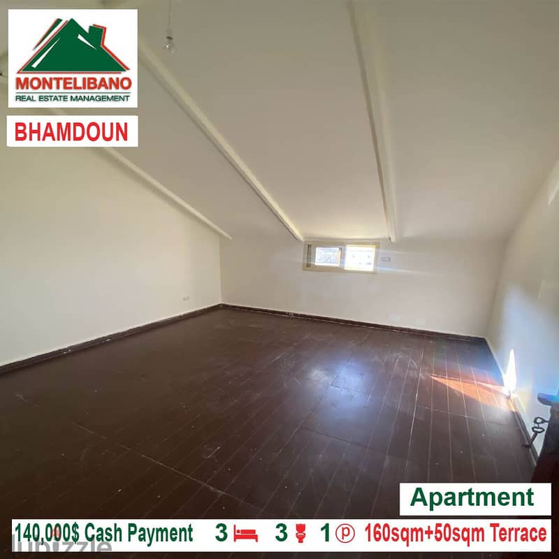 140000$ Apartment for sale located in Bhamdoun 3