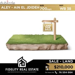 Land for sale in Aley Ain el Jdideh WB38