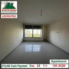 376,000$!! Apartment for sale located in Ashrafieh 0