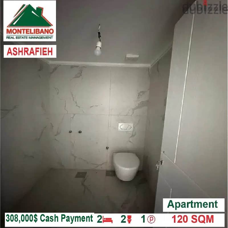 308000$ !! Apartment for sale located in Ashrafieh 2
