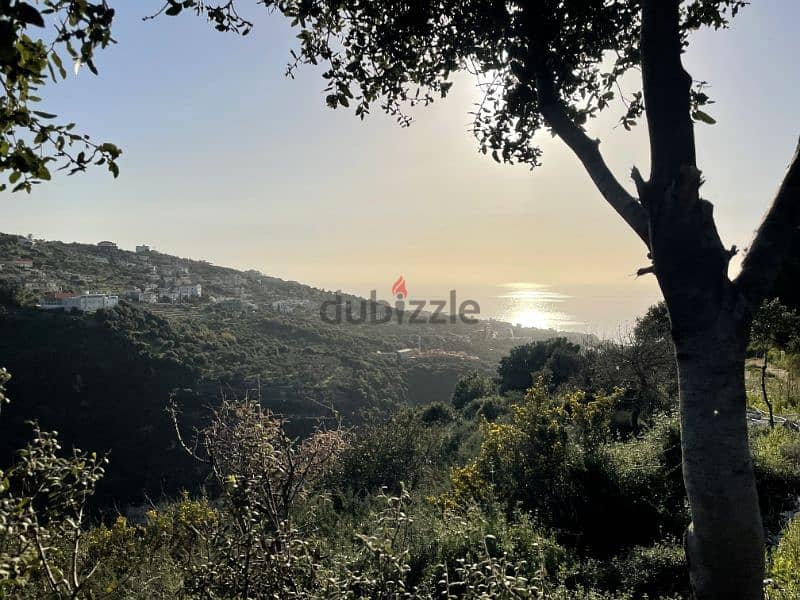 Land for sale in Batroun Panoramic Flat Unobstructed 1