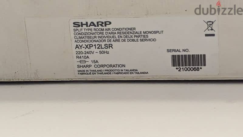 Air condition SHARP 12000 BTU INVERTER AY-XP12LSR AC 1