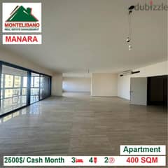 2500$/Cash Month!! Apartment for rent in Manara!! 0