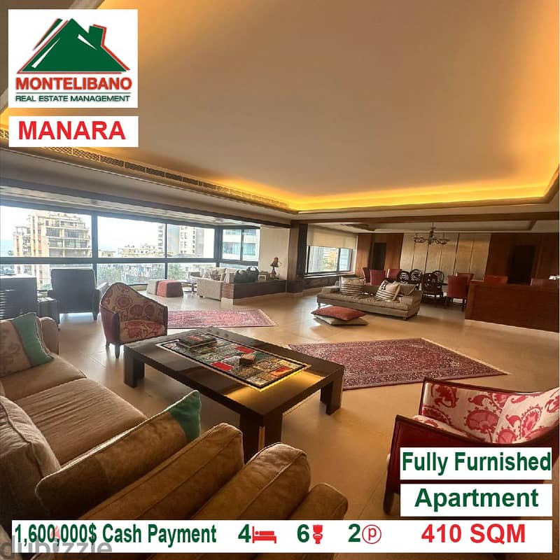 1,600,000$ Cash Payment!! Apartment for sale in Manara!! 0