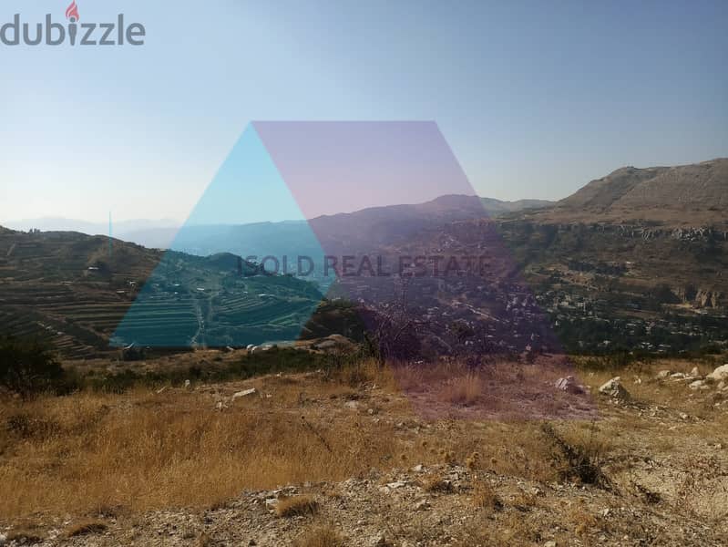 1800m2 land+open mountain view for sale in Tilal El Asal/Kfarzebian 0