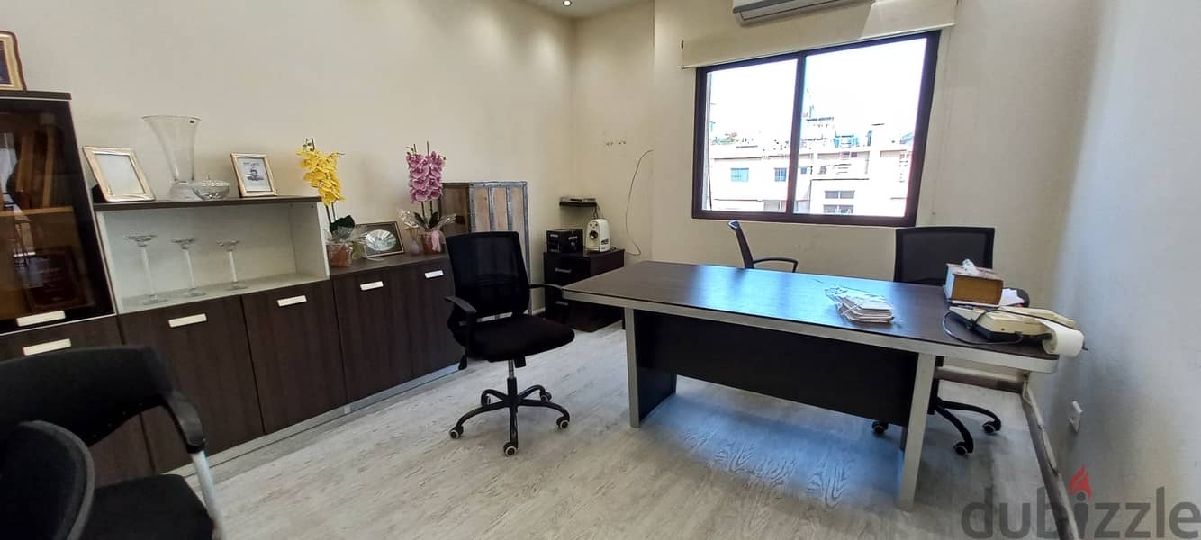 Furnished Office for Sale in Zalka مكتب مفروش للبيع في الزلقا 6