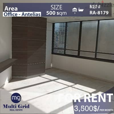 RA-8179 / Office for Rent in Antelias, مكتب للإيجار في أنطلياس