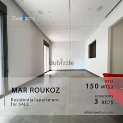 Apartment for sale in MAR ROUKOZ | 150 MTS2 | 3-Beds | 3-Baths