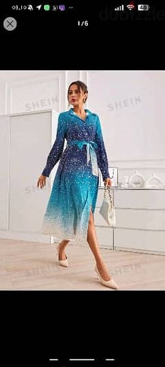new blue nice dress 0