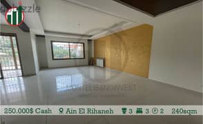 Apartment for sale in Ain El Rihaneh With 146 sqm Terrace!