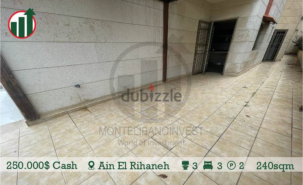 Apartment for sale in Ain El Rihaneh With 146 sqm Terrace! 9
